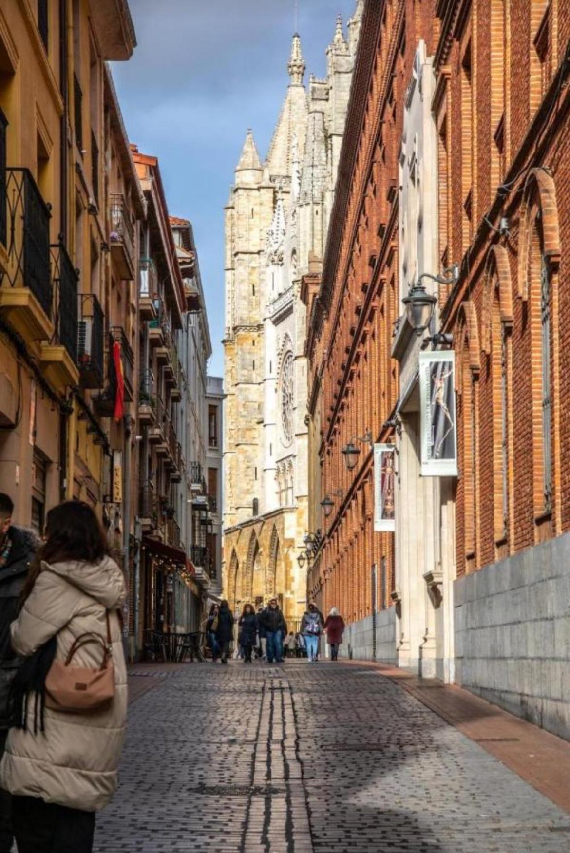 莱昂Apartamento A 15 Segundos De La Plaza Mayor Y 1 Minuto De La Catedral公寓 外观 照片